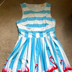 50's Retro Stripe Dress